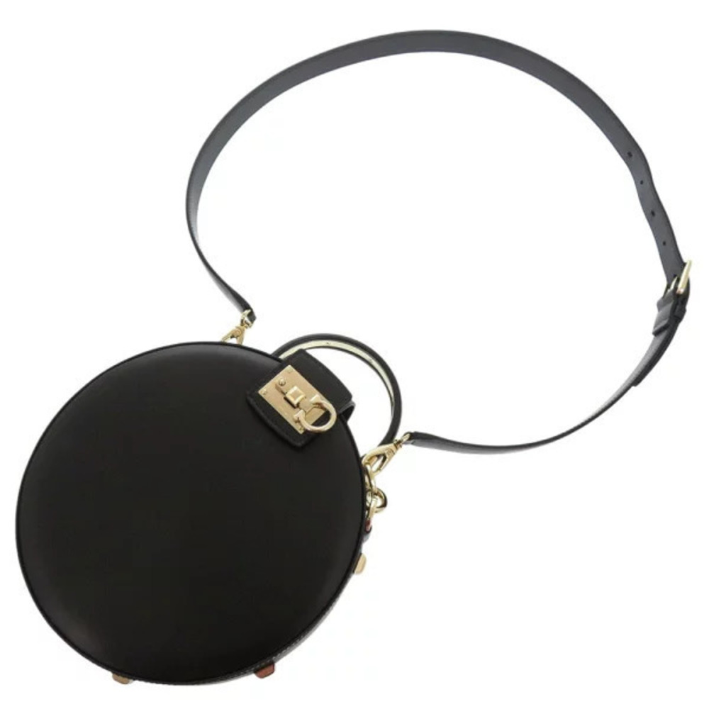 Salvatore Ferragamo Handbag Black Gancini
